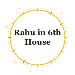 Rahu in 6th House